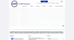 Desktop Screenshot of esopassociation.org